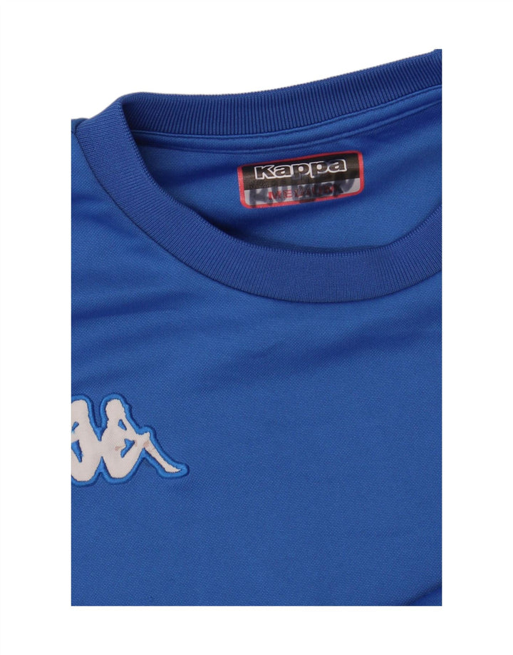 Top Kappa Uomo Manica Lunga Blu Medio