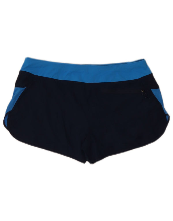 Pantaloncini sportivi da donna Patagonia UK 6 XS Poliestere color block blu navy