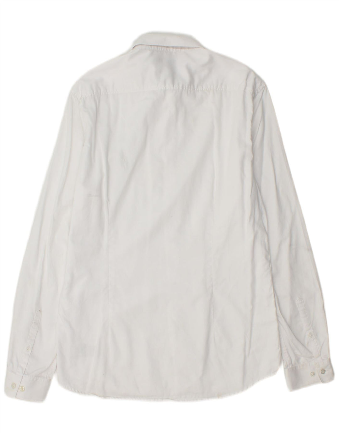 Camicia da uomo slim fit JULES in cotone bianco medio