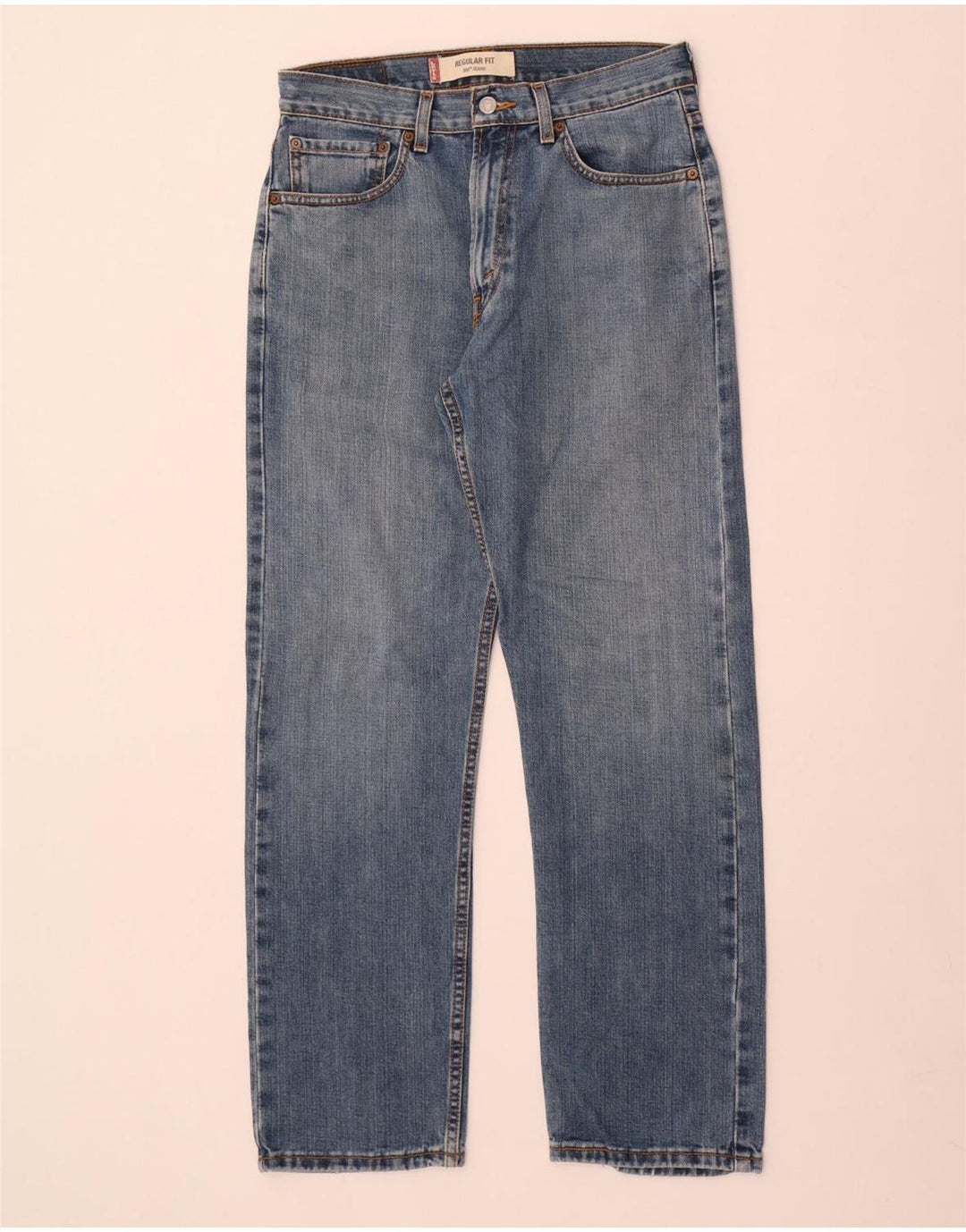 Jeans dritti da uomo Levi's 505 vestibilità regolare W32 L30 cotone blu