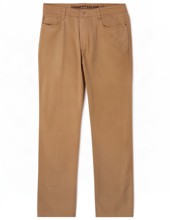 Pantaloni casual dritti da uomo Harmont & Blaine IT 50 Large W34 L31 Beige