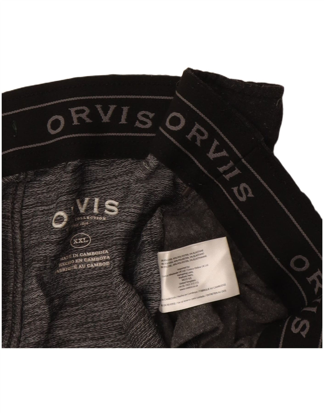 Pantaloni da tuta da uomo Orvis 2XL Viscosa grigia