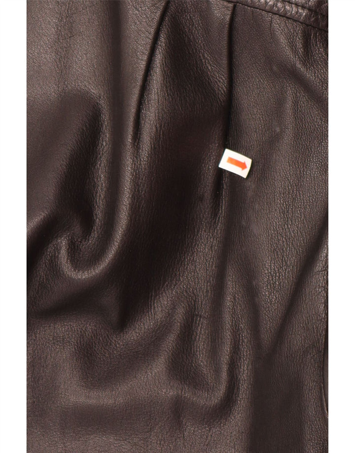 Giacca in pelle oversize da donna Danier UK 6 XS Nera