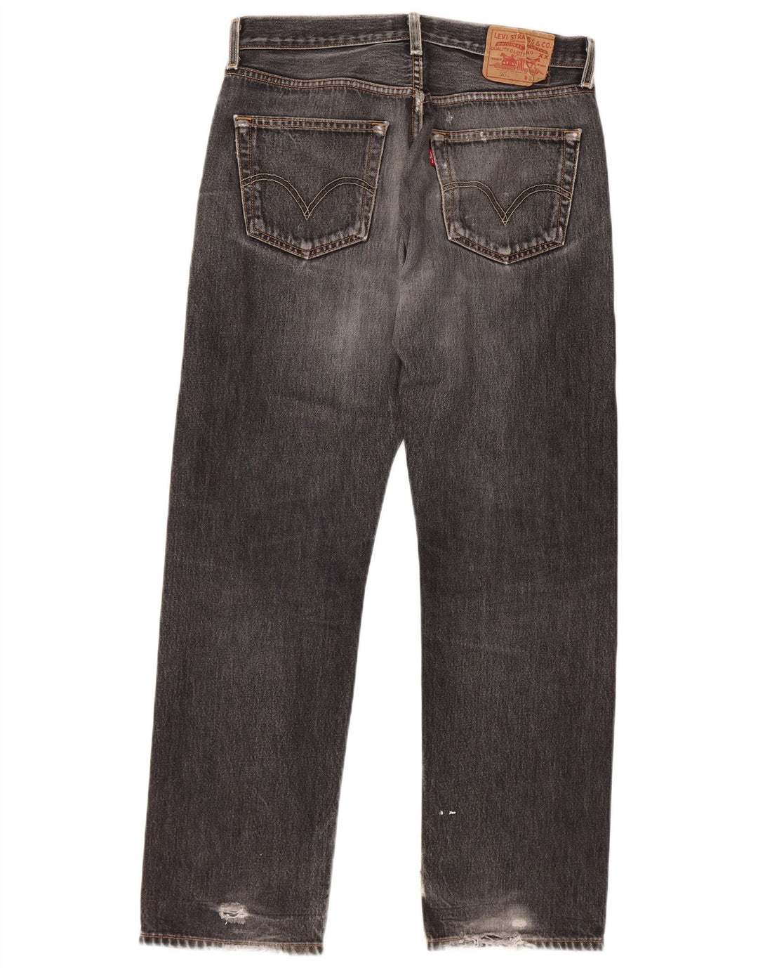 LEVI'S Jeans dritti da uomo 501 W32 L32 cotone nero