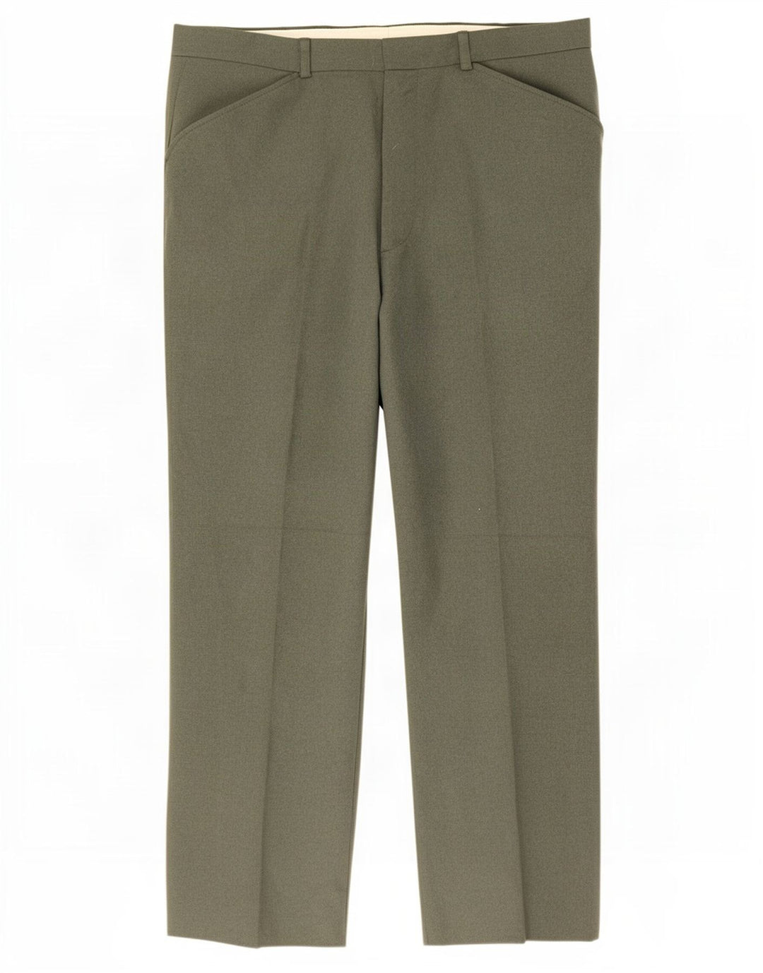 Pantaloni casual dritti da uomo Farah W34 L29 poliestere kaki