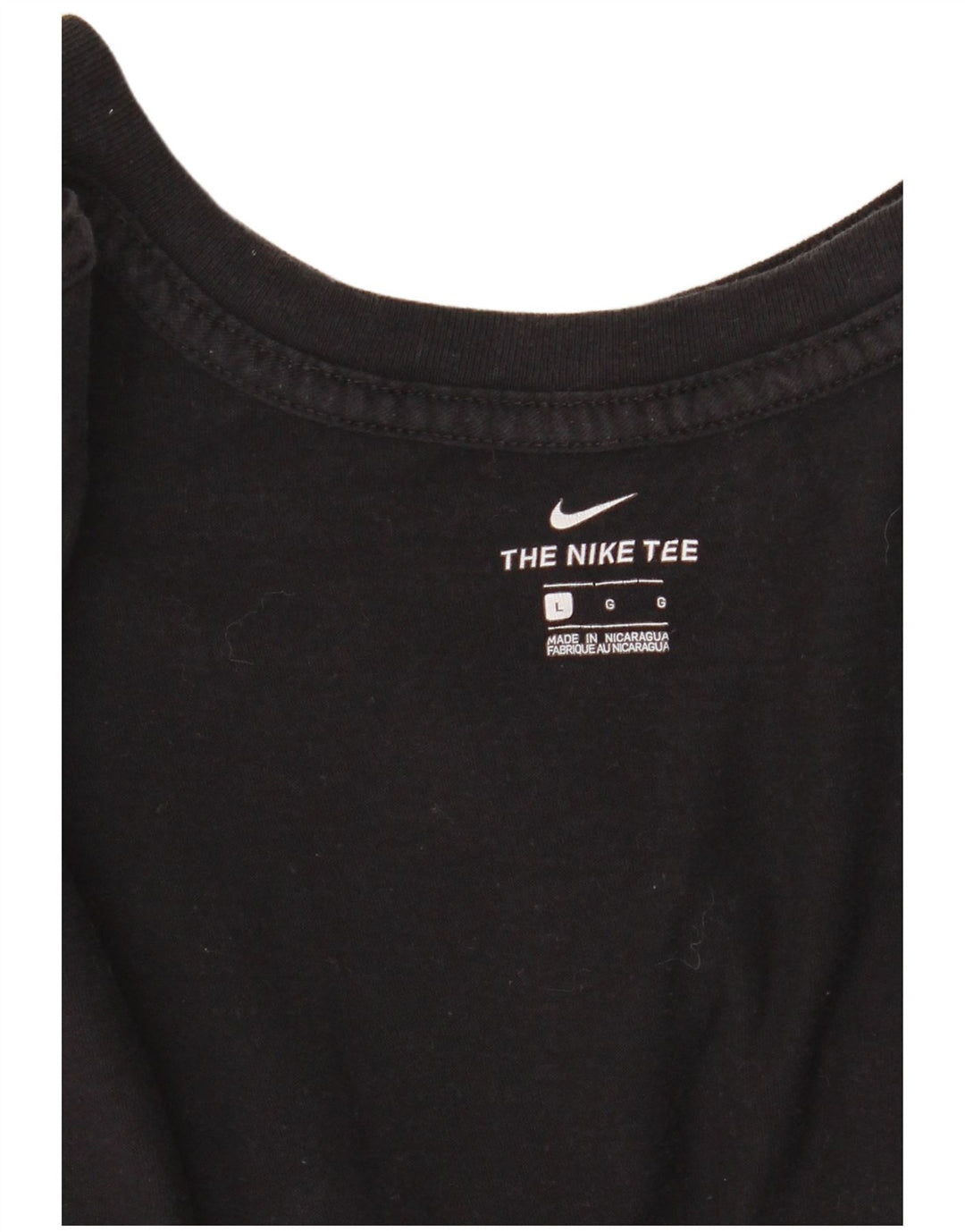 T-shirt grafica da donna Nike Top UK 14 grande nera