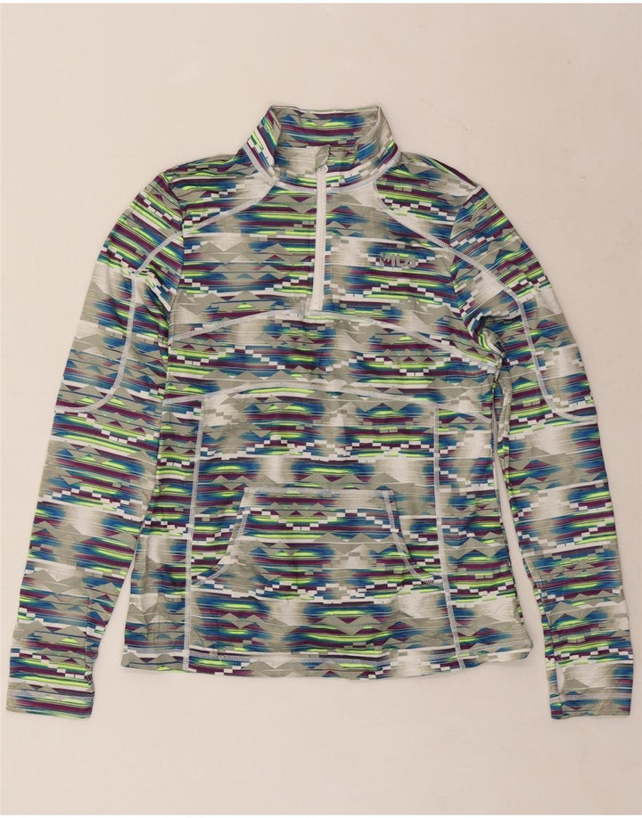 Maglia da ginnastica da donna FILA UK 12 media multicolore geometrica