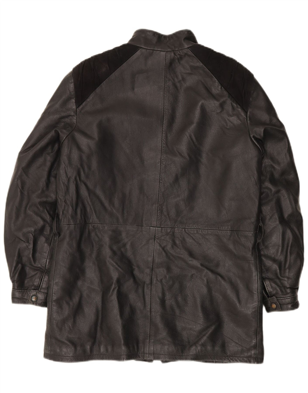 Giacca in pelle da donna Dama IT 44 Pelle color block nera media