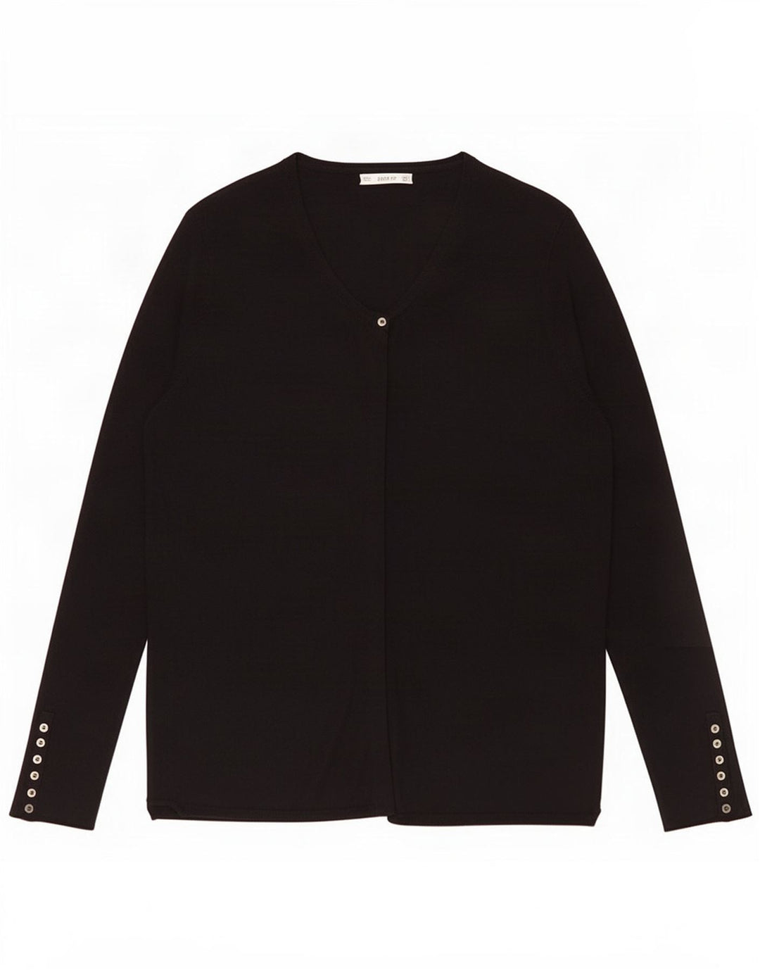Maglione cardigan da donna Zara UK 16 grande nero