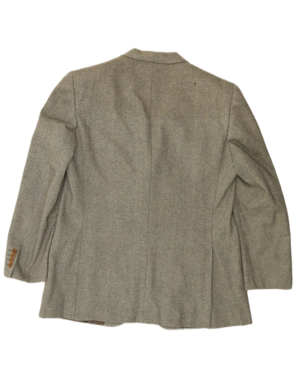 Giacca Blazer 3 Bottoni Uomo Etro IT 54 2XL Lana Spinata Verde