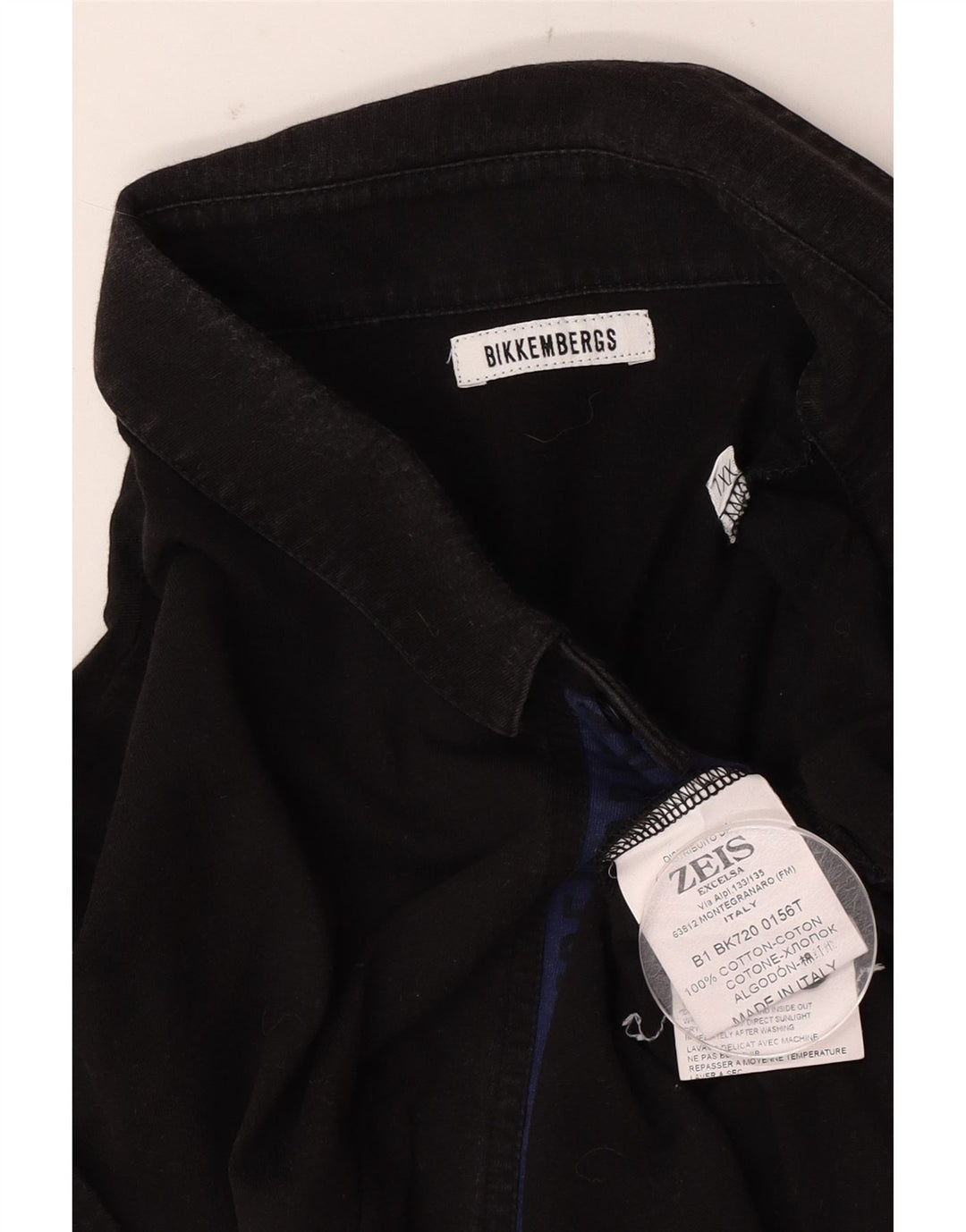 Polo da uomo Bikkembergs 2XL in cotone nero