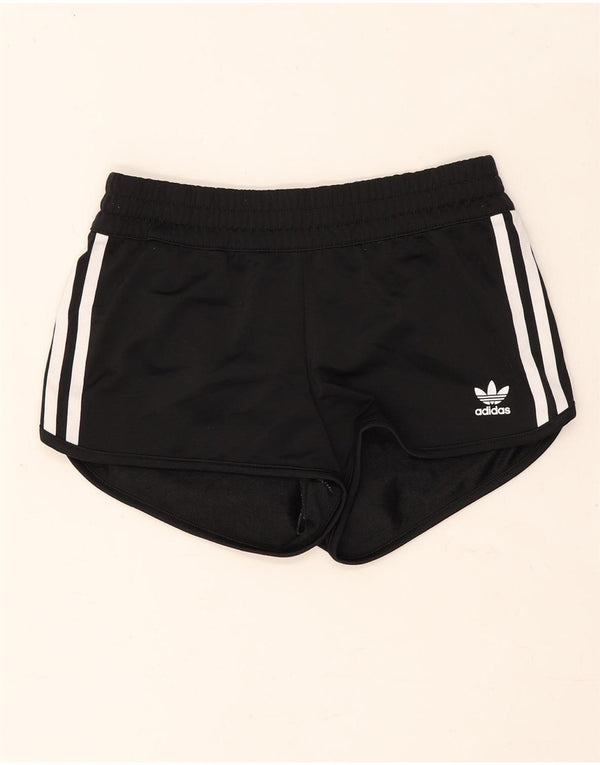 Pantaloncini sportivi Adidas da donna UK 6 XS poliestere nero