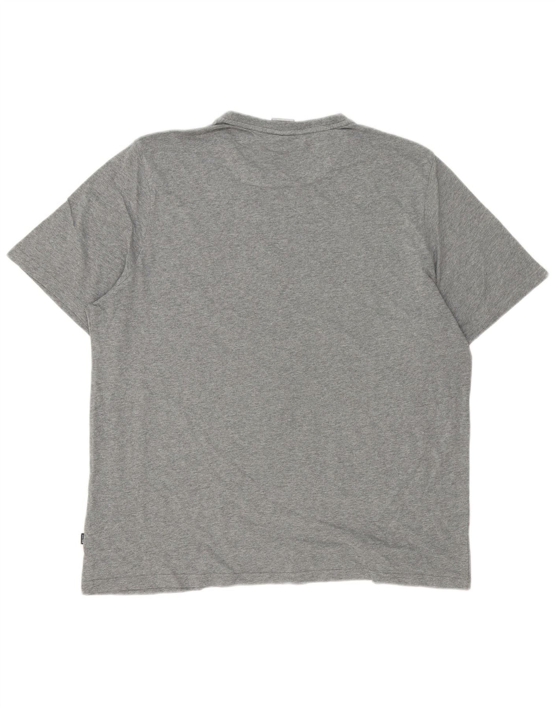 T-shirt grafica da uomo Puma Top XL in cotone grigio