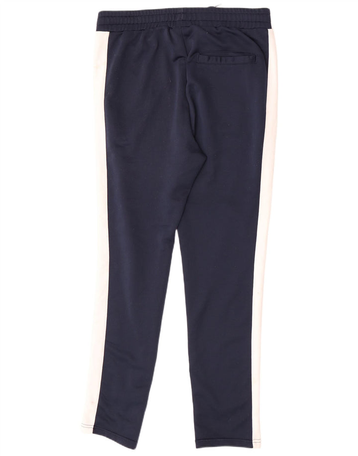 Pantaloni da tuta da uomo Fila in poliestere color block medio blu navy