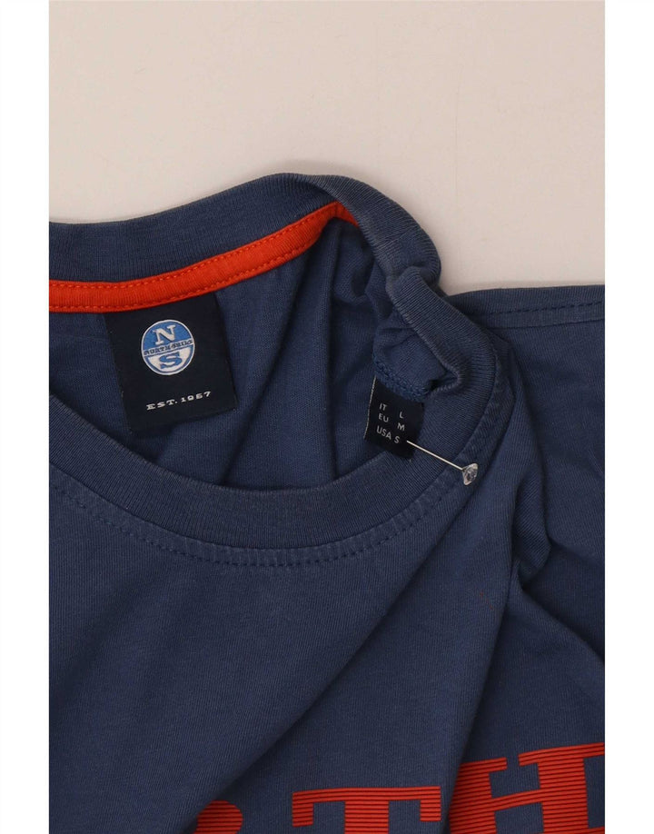 T-shirt grafica da uomo North Sails Top blu navy medio