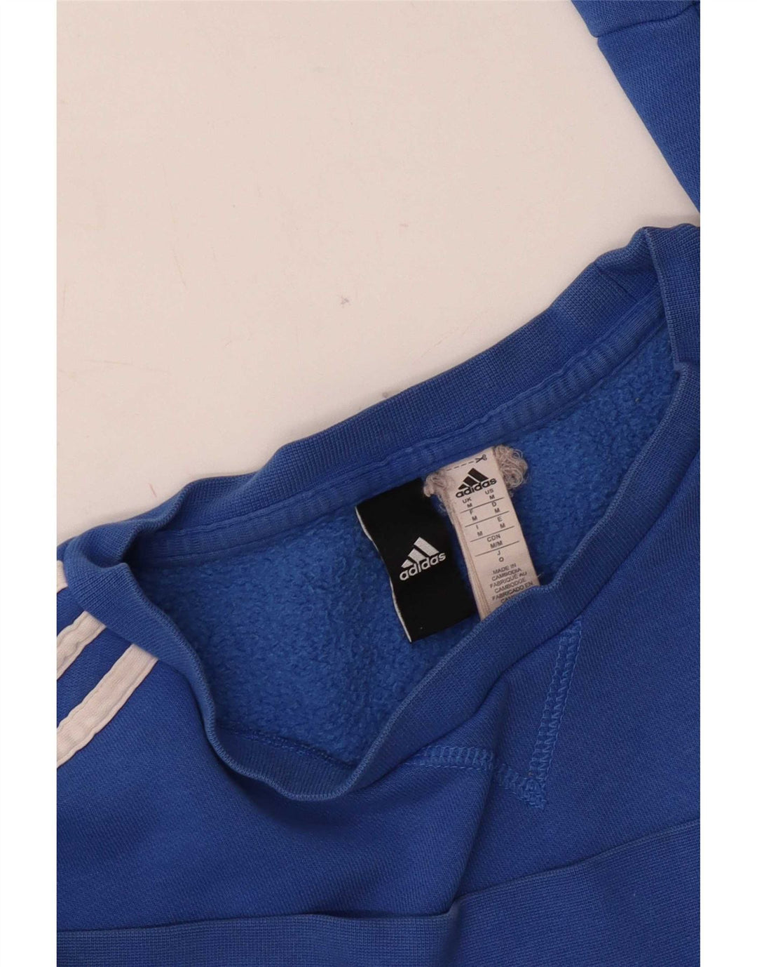 Felpa da donna Adidas Jumper UK 14 cotone blu medio