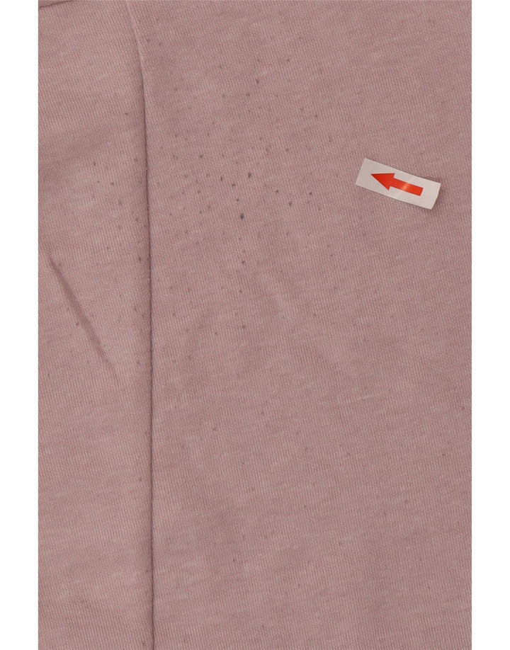 Maglione con cappuccio e zip da uomo Jack & Jones grande rosa in poliestere