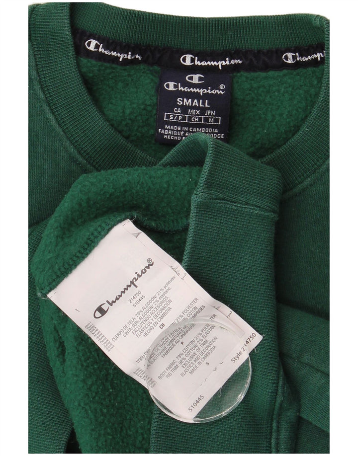 Felpa da uomo Champion Small in cotone verde