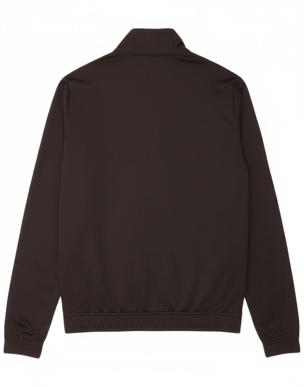 Giacca da ginnastica grafica da uomo Champion piccola in poliestere nero