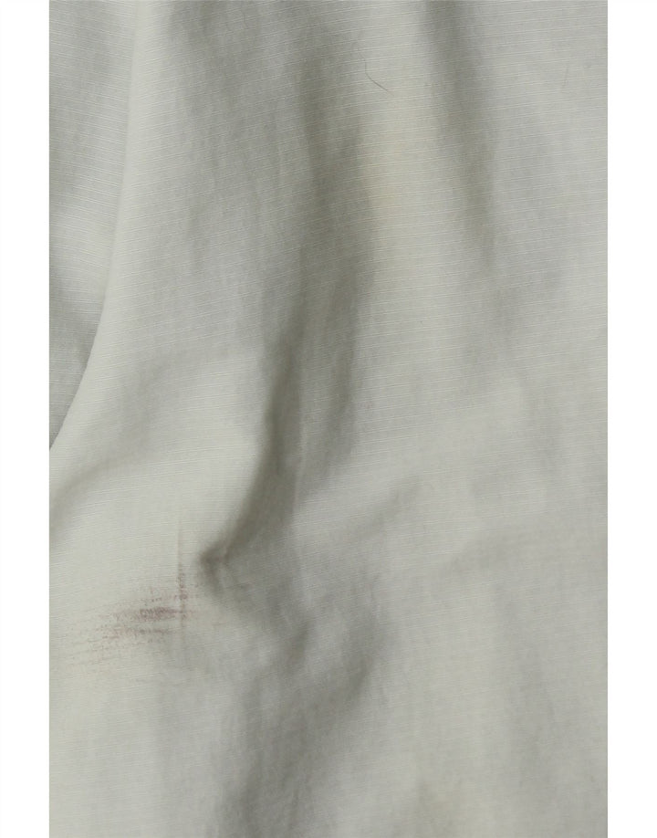 Pantaloni Capri dritti da uomo Adidas W34 L21 in poliammide bianco sporco