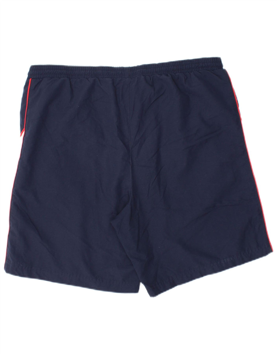 Pantaloncini sportivi grafici da uomo Umbro medio in poliestere color block blu navy