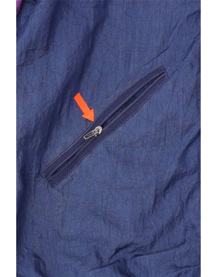 Tuta intera da uomo ORSO POETA XL Blu navy geometrica in poliammide