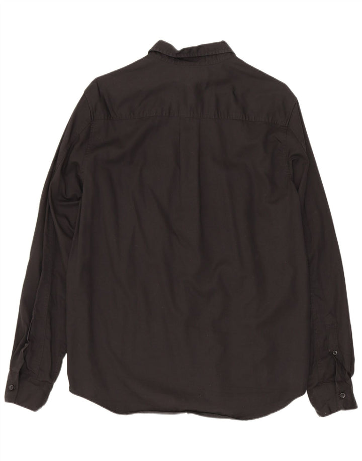 Camicia Cos da uomo vestibilità regolare piccola Lyocell nera