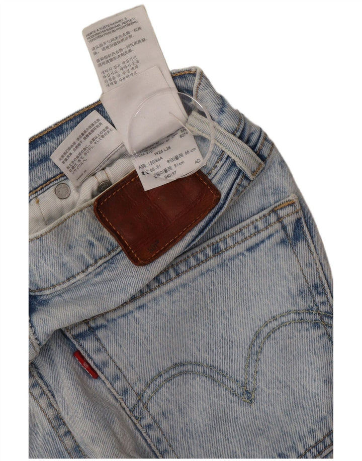 Jeans dritti 501 da donna Levi's W26 L28 cotone blu