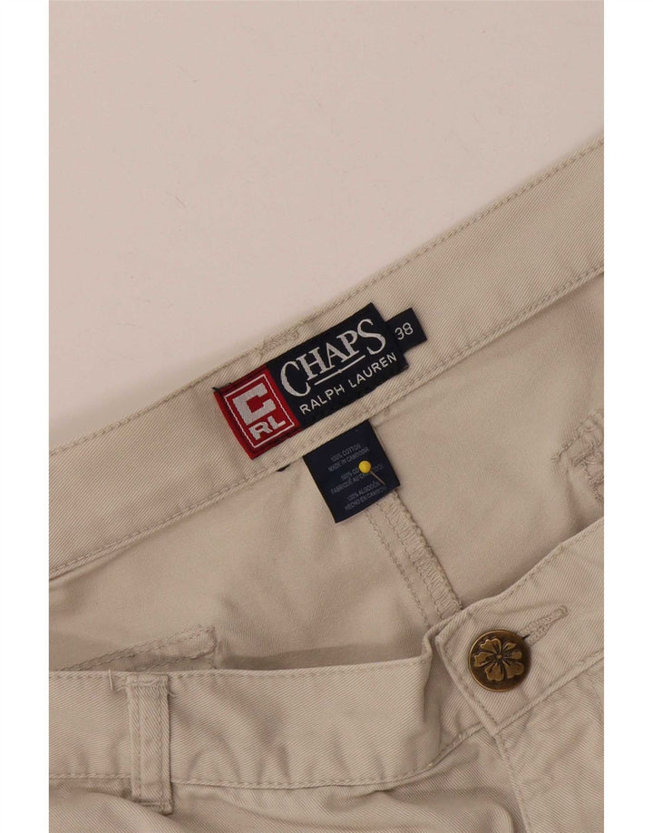 Pantaloncini cargo da uomo Chaps Ralph Lauren W38 XL in cotone beige