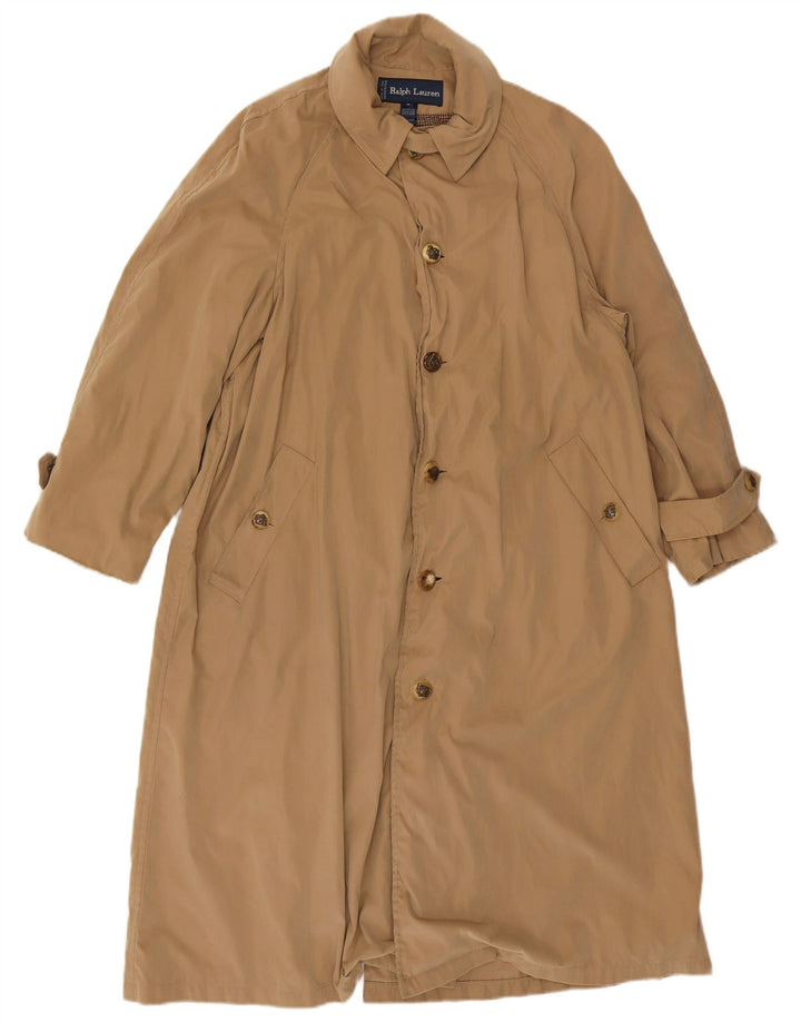 Cappotto ampio da donna Ralph Lauren US 6 lana beige medio