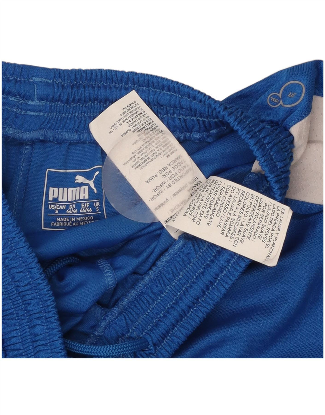 Pantaloncini sportivi da uomo PUMA Small blu in poliestere color block