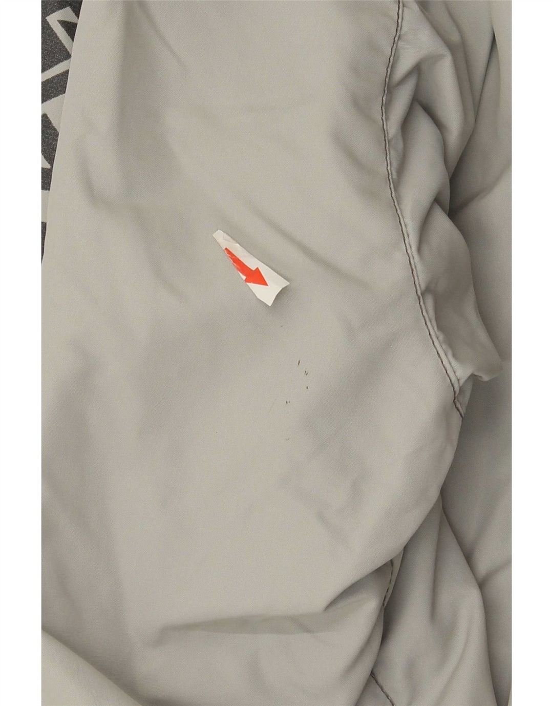 Giubbotto bomber oversize con grafica vintage da uomo UK 40 grande in poliammide grigio