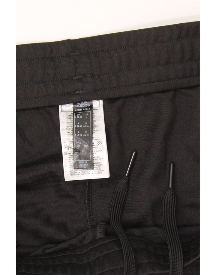 Pantaloni da tuta Adidas Aeroready da donna UK 16/18 Large Nero Poliestere