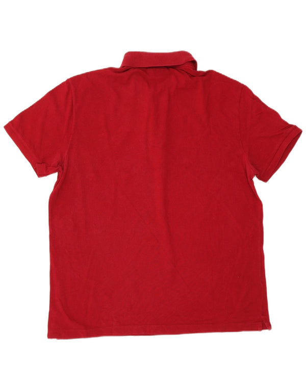Polo da uomo slim fit Lacoste taglia 6 XL in cotone bordeaux