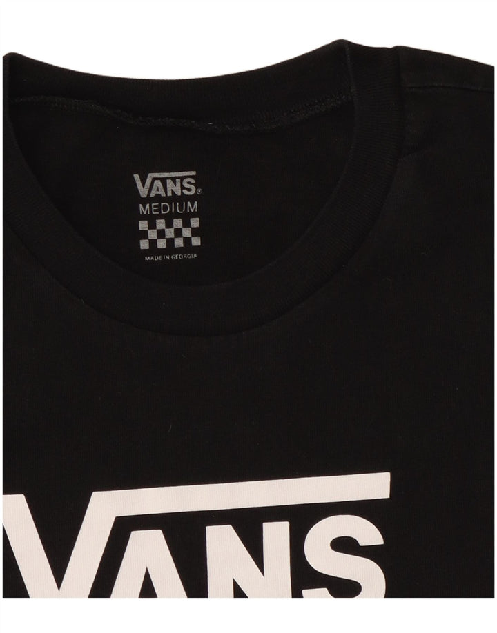 T-shirt grafica da donna Vans UK 12 media nera
