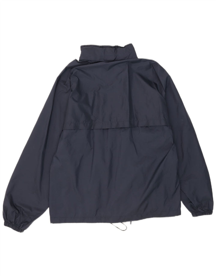 Giacca antipioggia con cappuccio da uomo Champion UK 36 Small Blu Navy Poliammide