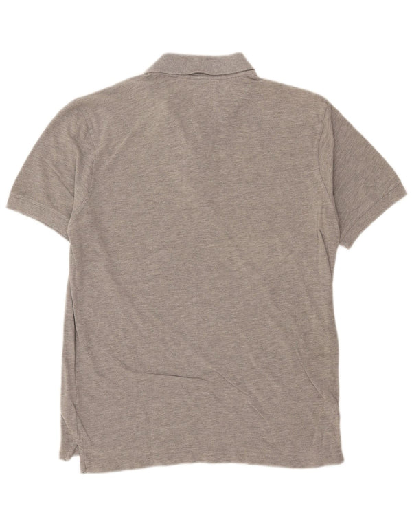 Crew Clothing Polo da uomo grande in cotone grigio