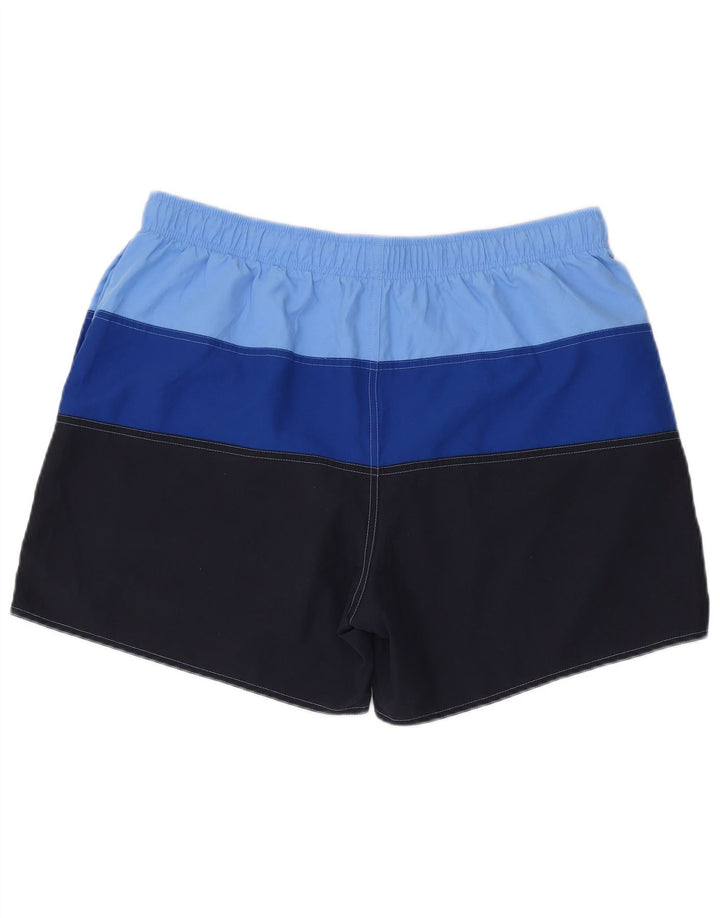 Pantaloncini da bagno da uomo Adidas XL blu in poliestere color block