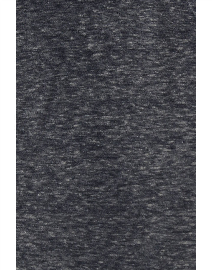 TOMMY HILFIGER Womens T-Shirt Top UK 14 Medium Navy Blue Flecked Vintage Tommy Hilfiger and Second-Hand Tommy Hilfiger from Messina Hembry 