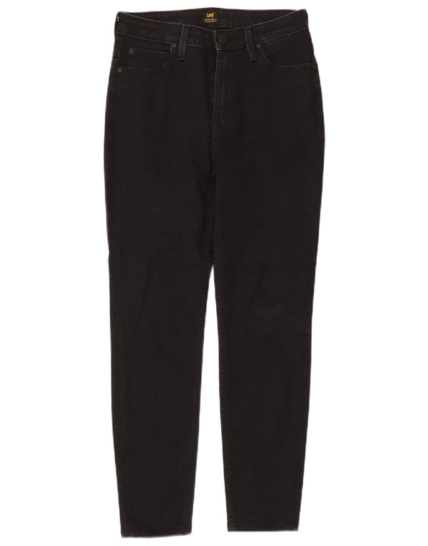 Jeans Lee Scarlett alti skinny da donna W30 L28 cotone nero