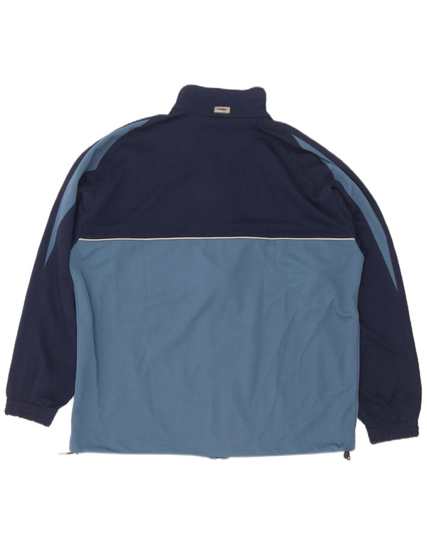 Giacca da tuta da uomo Diadora UK 40 Poliestere color block blu medio