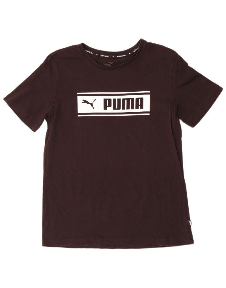 T-shirt grafica da uomo Puma Top Small Nera