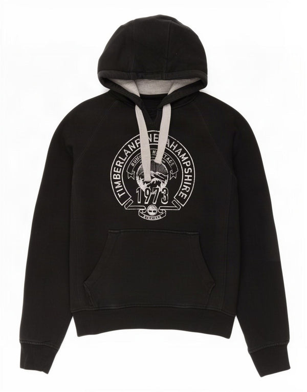 Felpa con cappuccio grafica da donna Timberland UK 16 grande cotone nero
