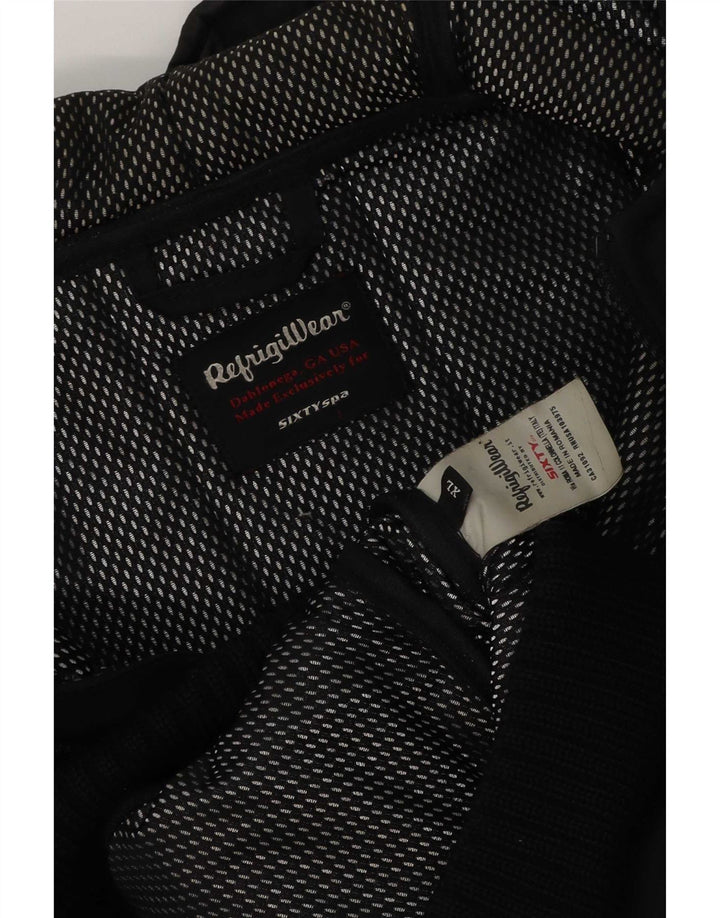 Refrigiwear Giacca imbottita con cappuccio Sixty spa da uomo UK 42 XL poliestere nero