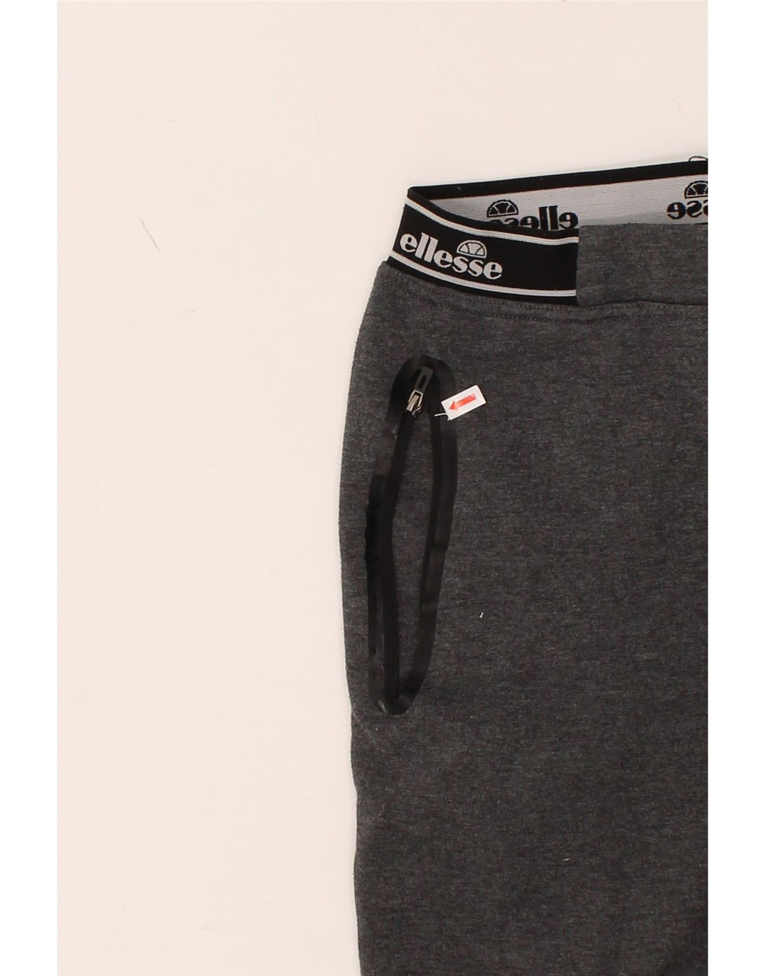 ELLESSE Womens Graphic Tracksuit Trousers UK 10 Small Grey Polyester Vintage Ellesse and Second-Hand Ellesse from Messina Hembry 