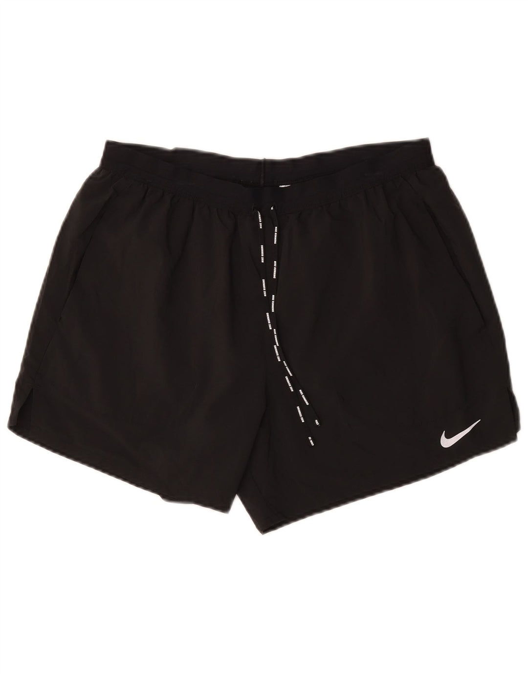 Pantaloncini sportivi Nike Dri Fit da uomo, grandi, in poliestere nero