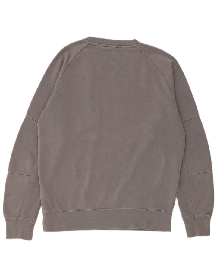 Felpa grafica da uomo Nike Felpa in cotone grigio medio