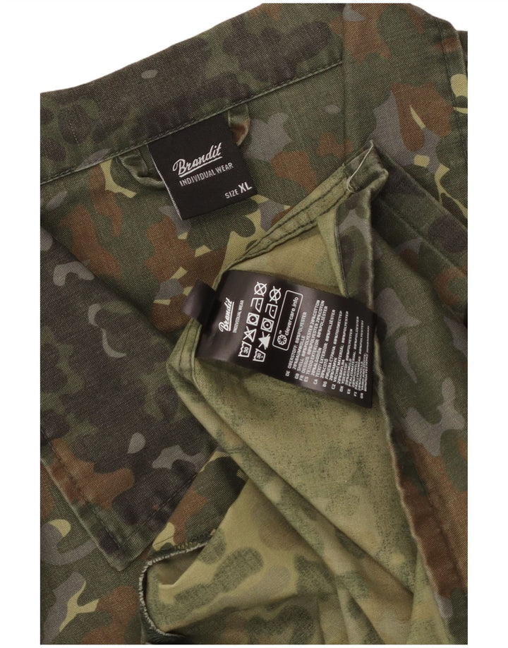Giacca militare da uomo Brandit UK 42 XL Poliestere mimetico kaki