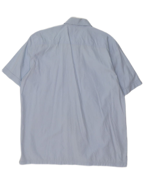 Camicia a maniche corte da uomo Levi's Large in cotone blu