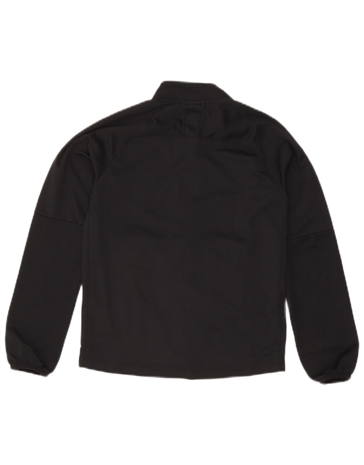 Giacca superiore della tuta Nike da ragazzo Dri Fit 10-11 anni, poliestere nero medio